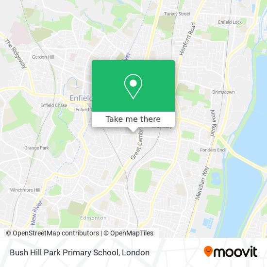 Bush Hill Park Primary School map