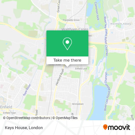 Keys House map