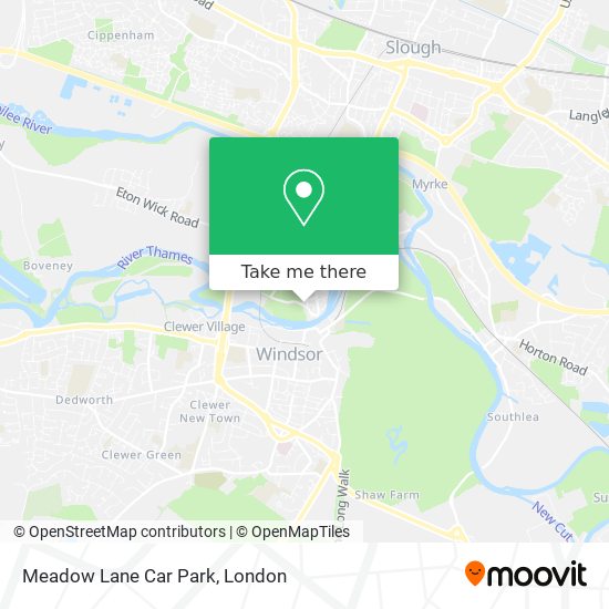 Meadow Lane Car Park map