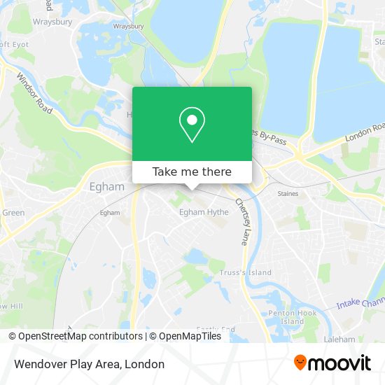 Wendover Play Area map
