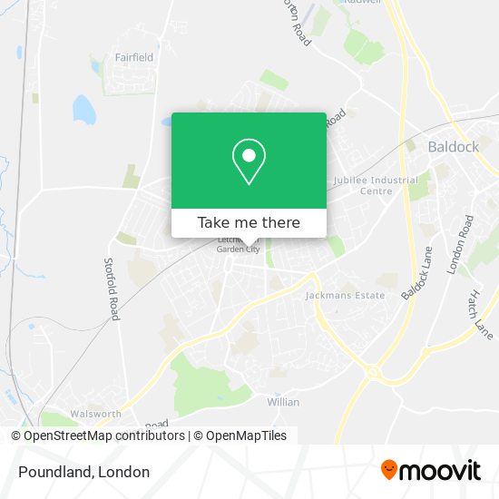 Poundland map