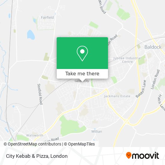 City Kebab & Pizza map