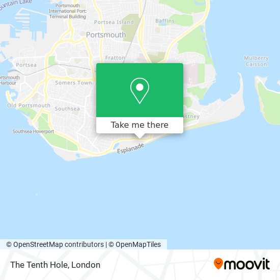 The Tenth Hole map