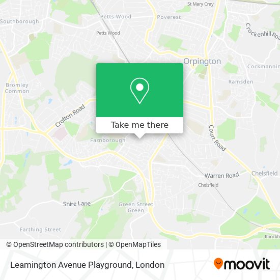 Leamington Avenue Playground map