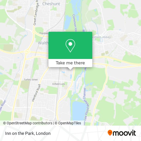 Inn on the Park map