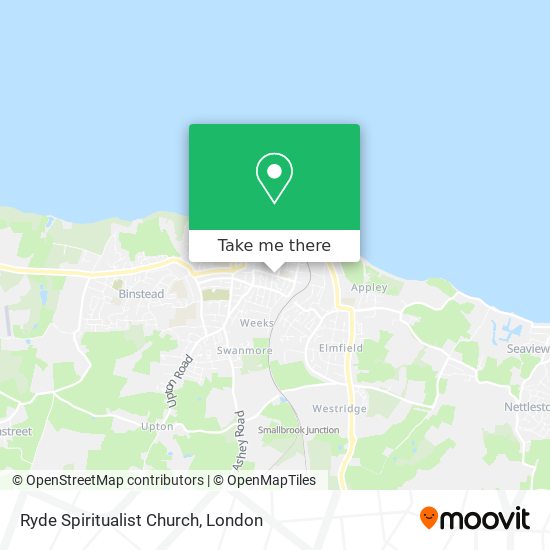 Ryde Spiritualist Church map