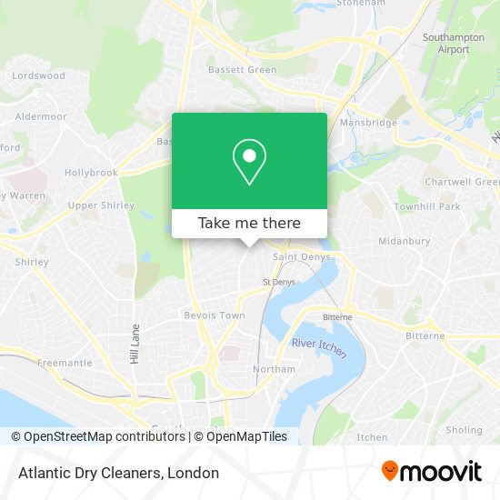 Atlantic Dry Cleaners map