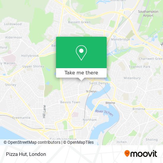 Pizza Hut map