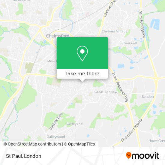 St Paul map