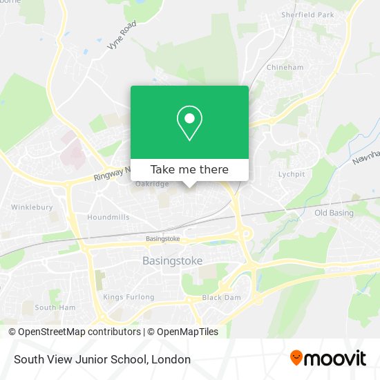 South View Junior School map