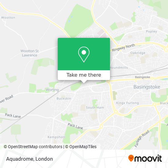 Aquadrome map