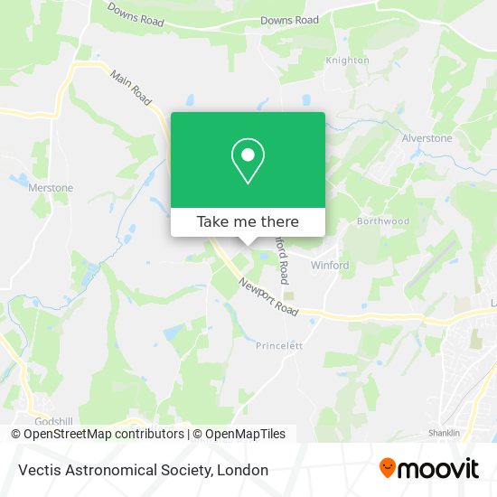 Vectis Astronomical Society map