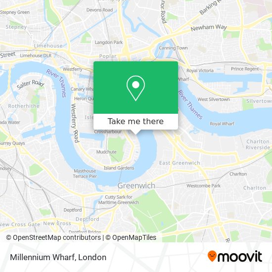 Millennium Wharf map