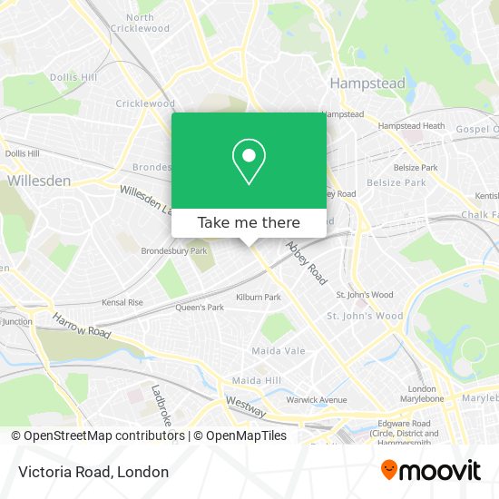 Victoria Road map