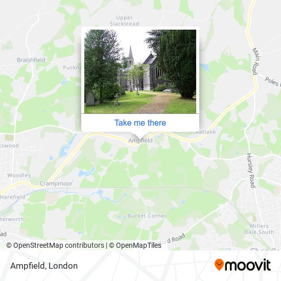 Ampfield map