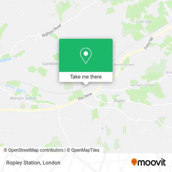 How to Get to Ropley Station in East Hampshire by Bus or Train?