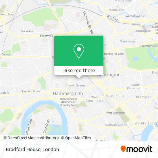 Bradford House map