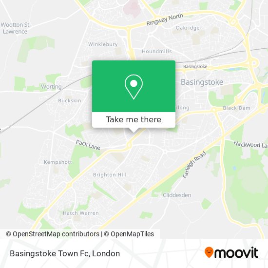 Basingstoke Town Fc map