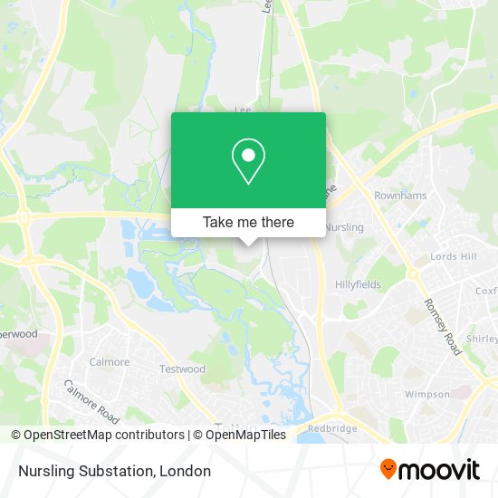 Nursling Substation map
