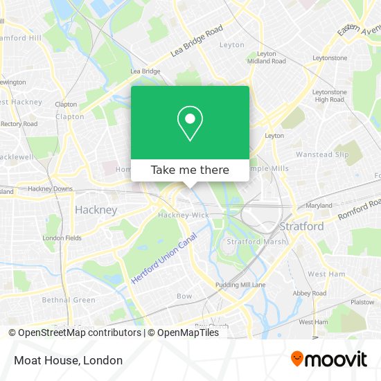 Moat House map