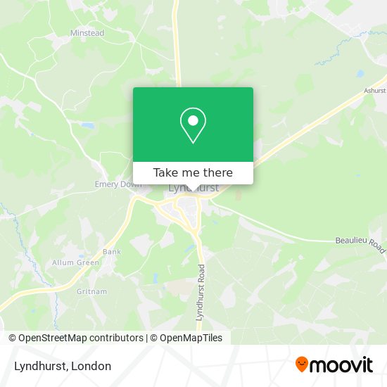 Lyndhurst map
