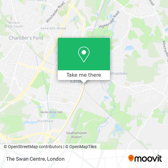 The Swan Centre map