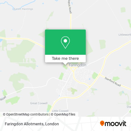 Faringdon Allotments map