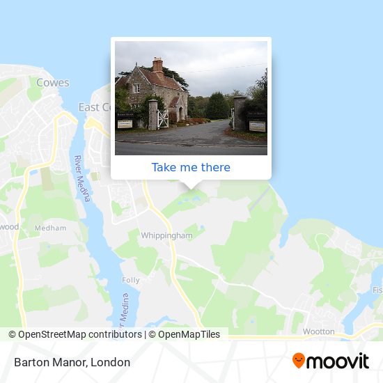 Barton Manor map
