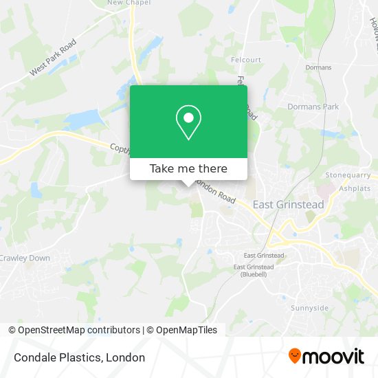 Condale Plastics map
