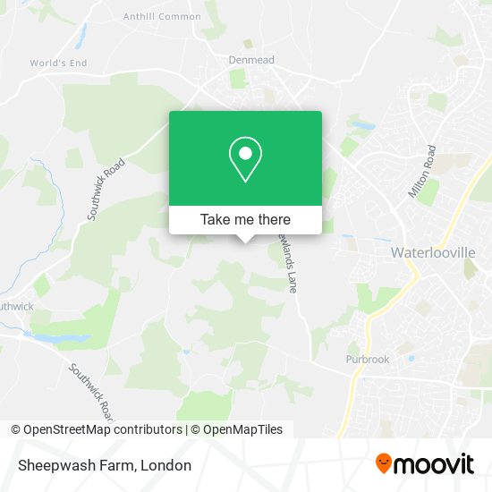 Sheepwash Farm map