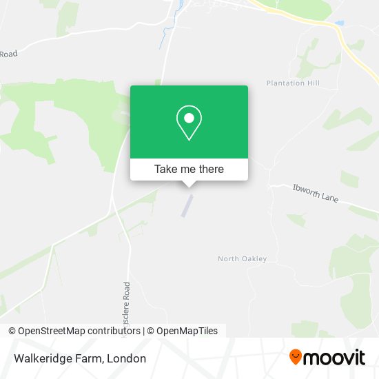 Walkeridge Farm map