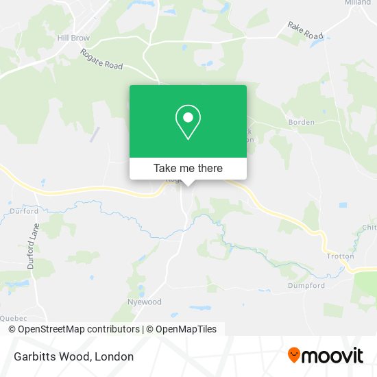Garbitts Wood map