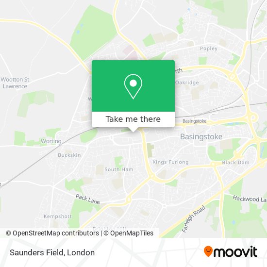 Saunders Field map