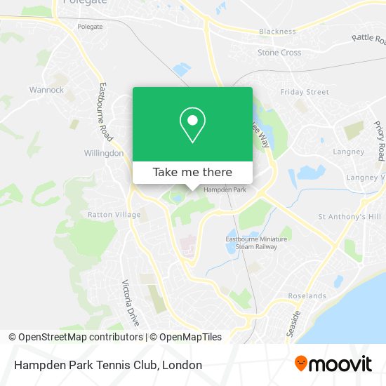 Hampden Park Tennis Club map