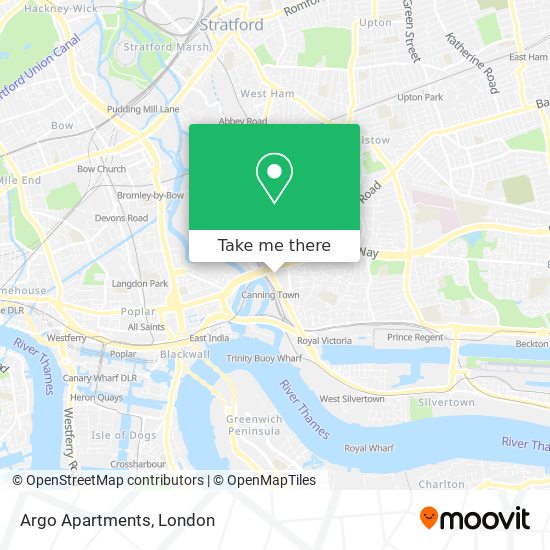 Argo Apartments map