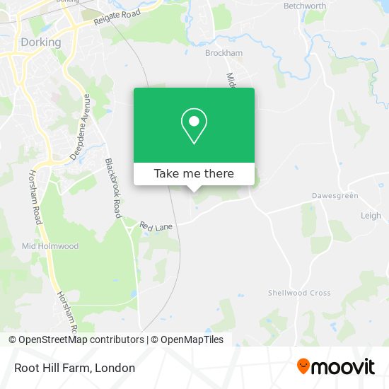Root Hill Farm map