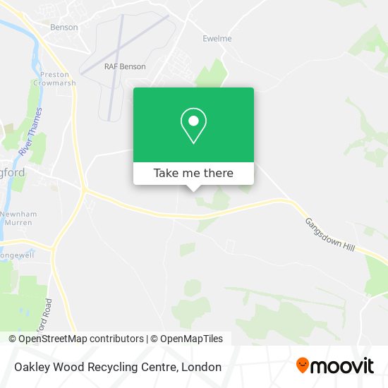 How to get to Oakley Wood Recycling Centre in South Oxfordshire by Bus or  Train?