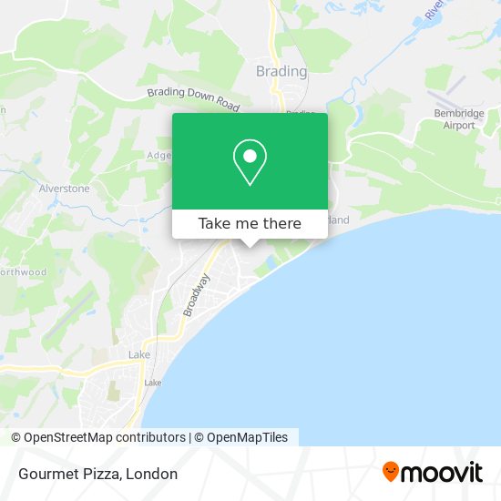 Gourmet Pizza map