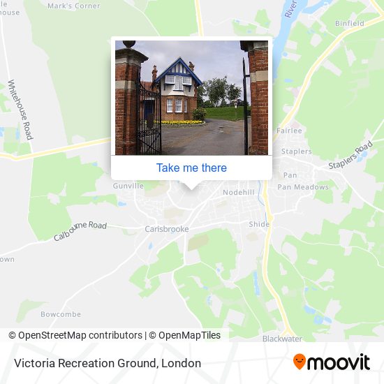 Victoria Recreation Ground map