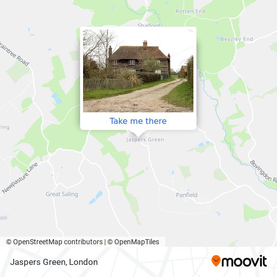 Jaspers Green map