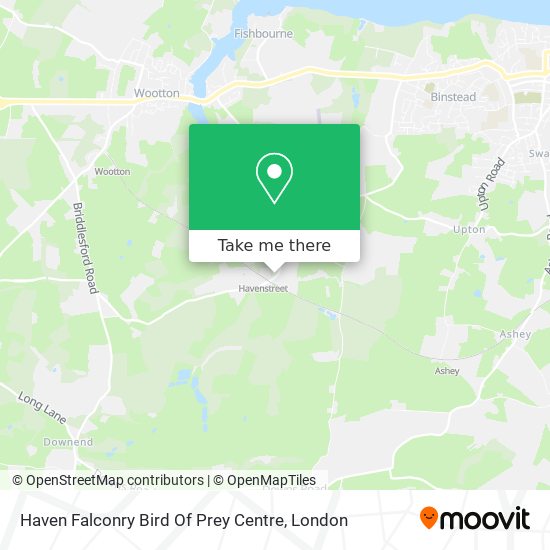 Haven Falconry Bird Of Prey Centre map