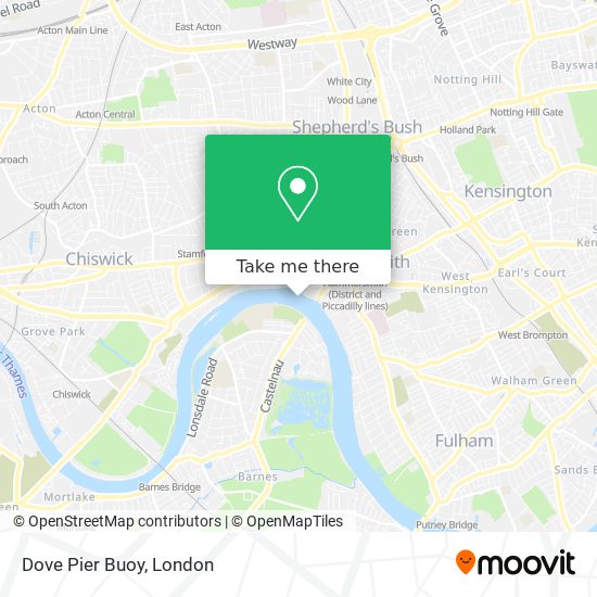 Dove Pier Buoy map