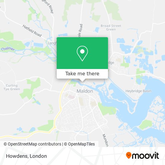 Howdens map
