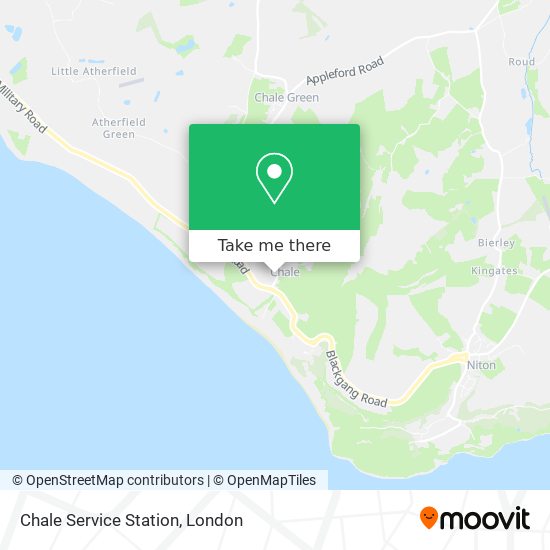 Chale Service Station map