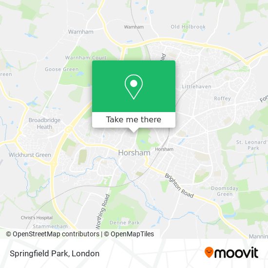 Springfield Park map
