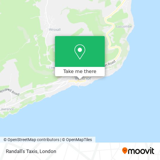 Randall's Taxis map