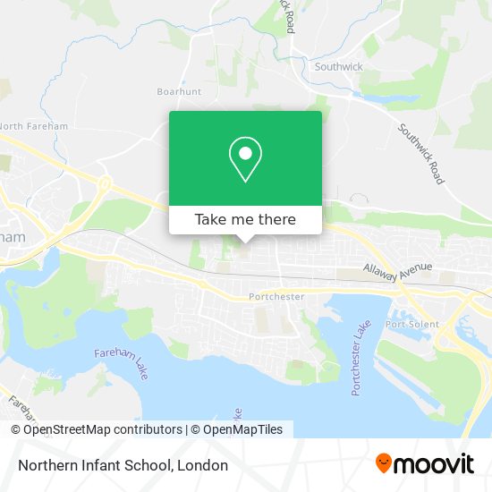 Northern Infant School map