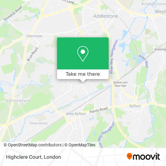 Highclere Court map