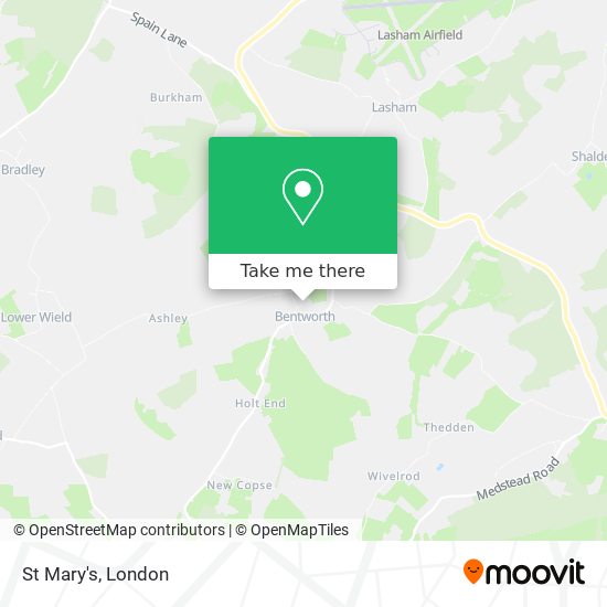 St Mary's map