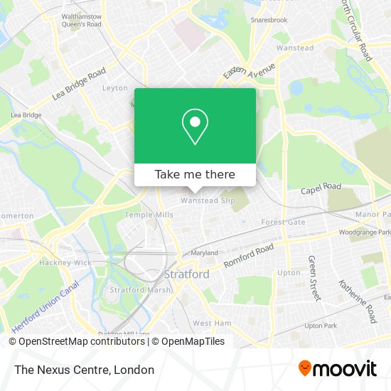 The Nexus Centre map